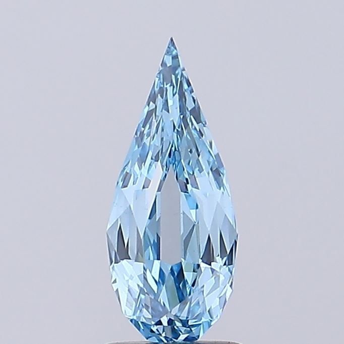 Loose Diamond - PEAR 1.46ct Fancy Vivid Blue VS1: Loose Diamond - PEAR 1.46ct Fancy Vivid Blue VS1 Source: This is a real non-mined Diamond that has been grown in a lab Shape: PEAR Carats: 1.46 Color: Fancy Vivid Blue Certification: IGI Video: