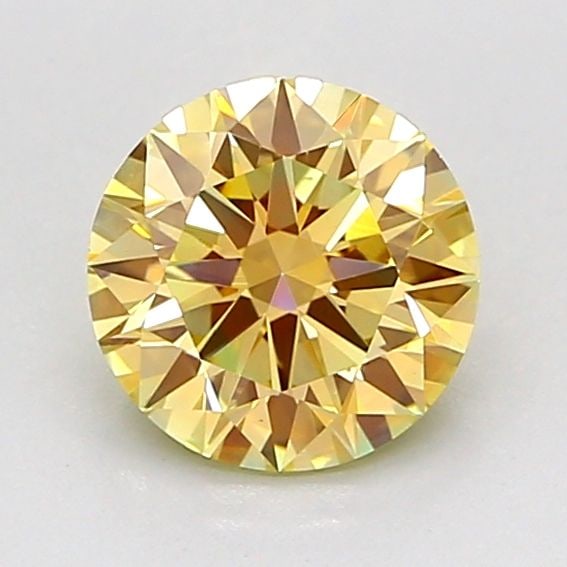 Ideal Loose Diamond - ROUND 1.1ct Fancy Orangey Yellow VS1: Ideal Loose Diamond - ROUND 1.1ct Fancy Orangey Yellow VS1 Source: This is a real non-mined Diamond that has been grown in a lab Shape: ROUND Carats: 1.1 Color: Fancy Orangey Yellow Certification: IGI