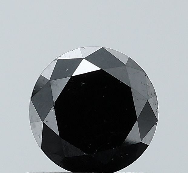 Loose Diamond - ROUND 0.8ct Fancy Black VVS2: Loose Diamond - ROUND 0.8ct Fancy Black VVS2 Source: Natural Shape: ROUND Carats: 0.8 Color: Fancy Black Certification: NONE Video:
