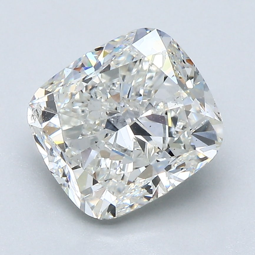 Loose Diamond - CUSHION 3.01ct I SI1: Loose Diamond - CUSHION 3.01ct I SI1 Source: Natural Mined Diamond Shape: CUSHION Carats: 3.01 Color: I Clarity: SI1 Certification: GIA Condition: Pre-Owned PLEASE NOTE: Framed, Large, or heavy items