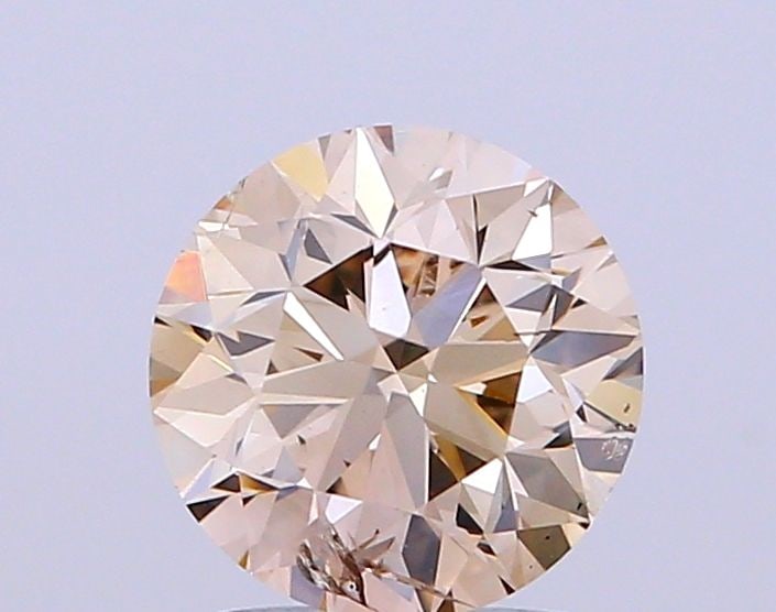 Loose Diamond - ROUND 1.56ct Very Light Brown SI2: Loose Diamond - ROUND 1.56ct Very Light Brown SI2 Source: Natural Shape: ROUND Carats: 1.56 Color: Very Light Brown Certification: NONE Video:
