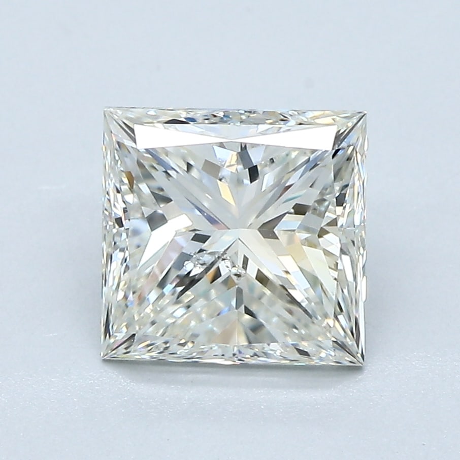 Loose Diamond - PRINCESS 2.31ct J SI2: Loose Diamond - PRINCESS 2.31ct J SI2 Source: Natural Mined Diamond Shape: PRINCESS Carats: 2.31 Color: J Clarity: SI2 Certification: GIA Condition: Pre-Owned PLEASE NOTE: Framed, Large, or heavy item