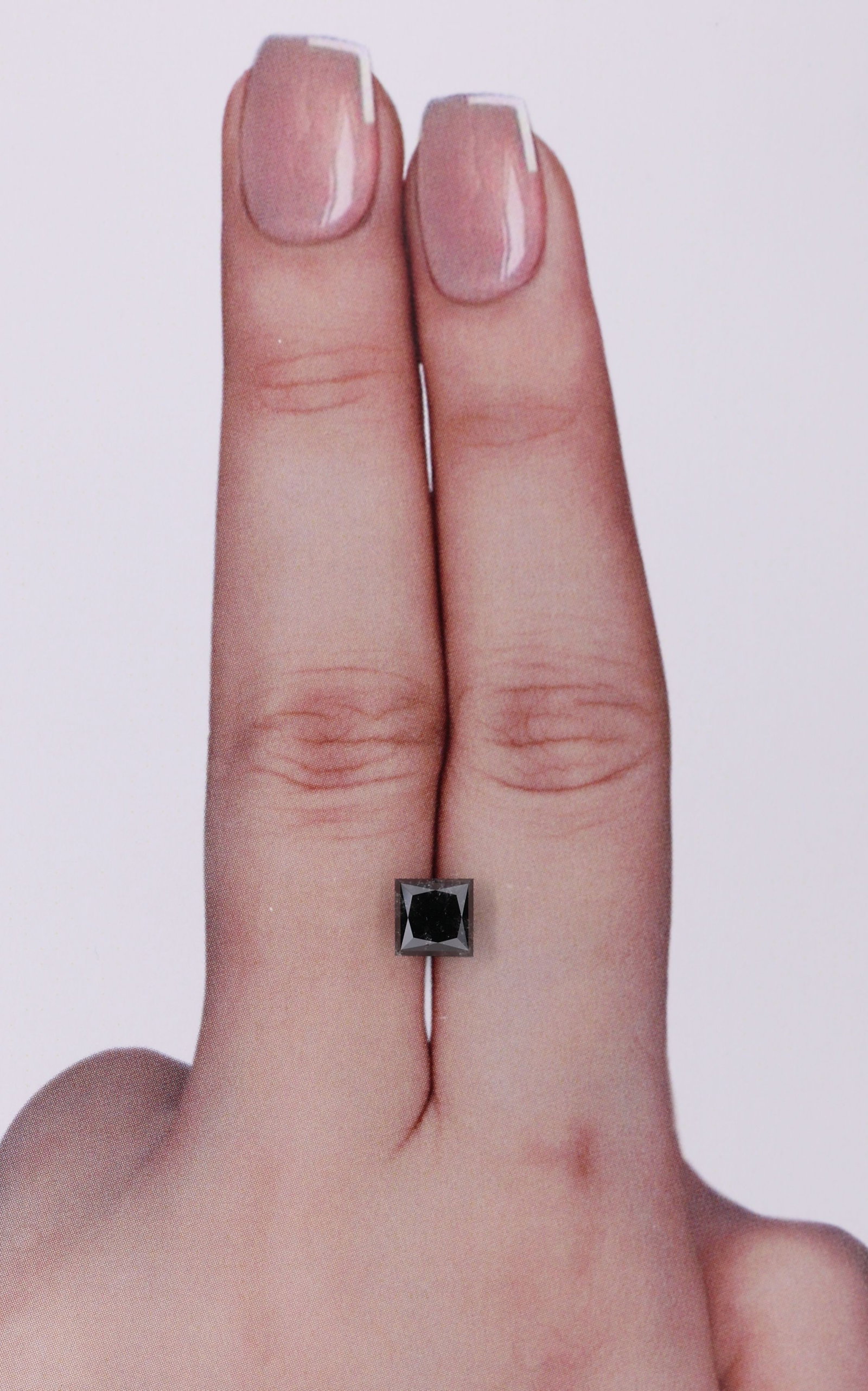 Loose Diamond - PRINCESS 1.11ct Fancy Black VVS2: Loose Diamond - PRINCESS 1.11ct Fancy Black VVS2 Source: Natural Shape: PRINCESS Carats: 1.11 Color: Fancy Black Certification: NONE Video: