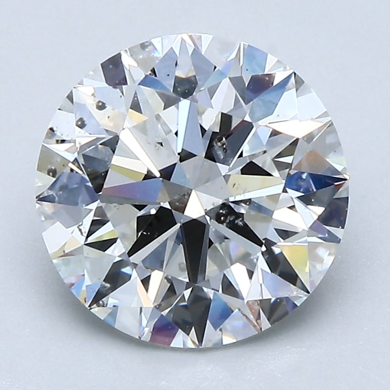 Loose Diamond - Round 2.7ct F SI2: Loose Diamond - Round 2.7ct F SI2 Source: Natural Mined Diamond Shape: Round Carats: 2.7 Color: F Clarity: SI2 Certification: GIA Condition: Pre-Owned PLEASE NOTE: Framed, Large, or heavy items do not