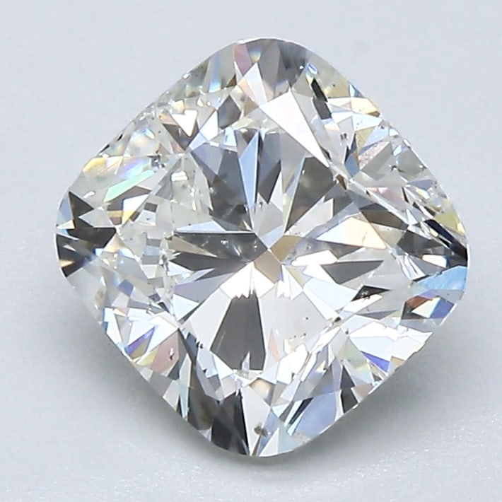 Loose Diamond - CUSHION 2ct J SI2: Loose Diamond - CUSHION 2ct J SI2 Source: Natural Mined Diamond Shape: CUSHION Carats: 2 Color: J Clarity: SI2 Certification: GIA Condition: Pre-Owned PLEASE NOTE: Framed, Large, or heavy items do not