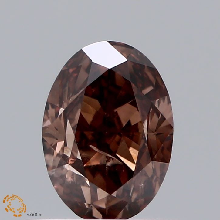Loose Diamond - OVAL 0.78ct Fancy Dark Orangey Brown I1: Loose Diamond - OVAL 0.78ct Fancy Dark Orangey Brown I1 Source: Natural Shape: OVAL Carats: 0.78 Color: Fancy Dark Orangey Brown Certification: GIA Video: