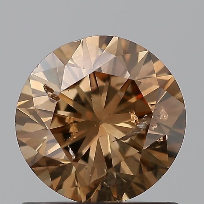Loose Diamond - ROUND 0.87ct Brown SI2: Loose Diamond - ROUND 0.87ct Brown SI2 Source: Natural Shape: ROUND Carats: 0.87 Color: Brown Certification: NONE Video: