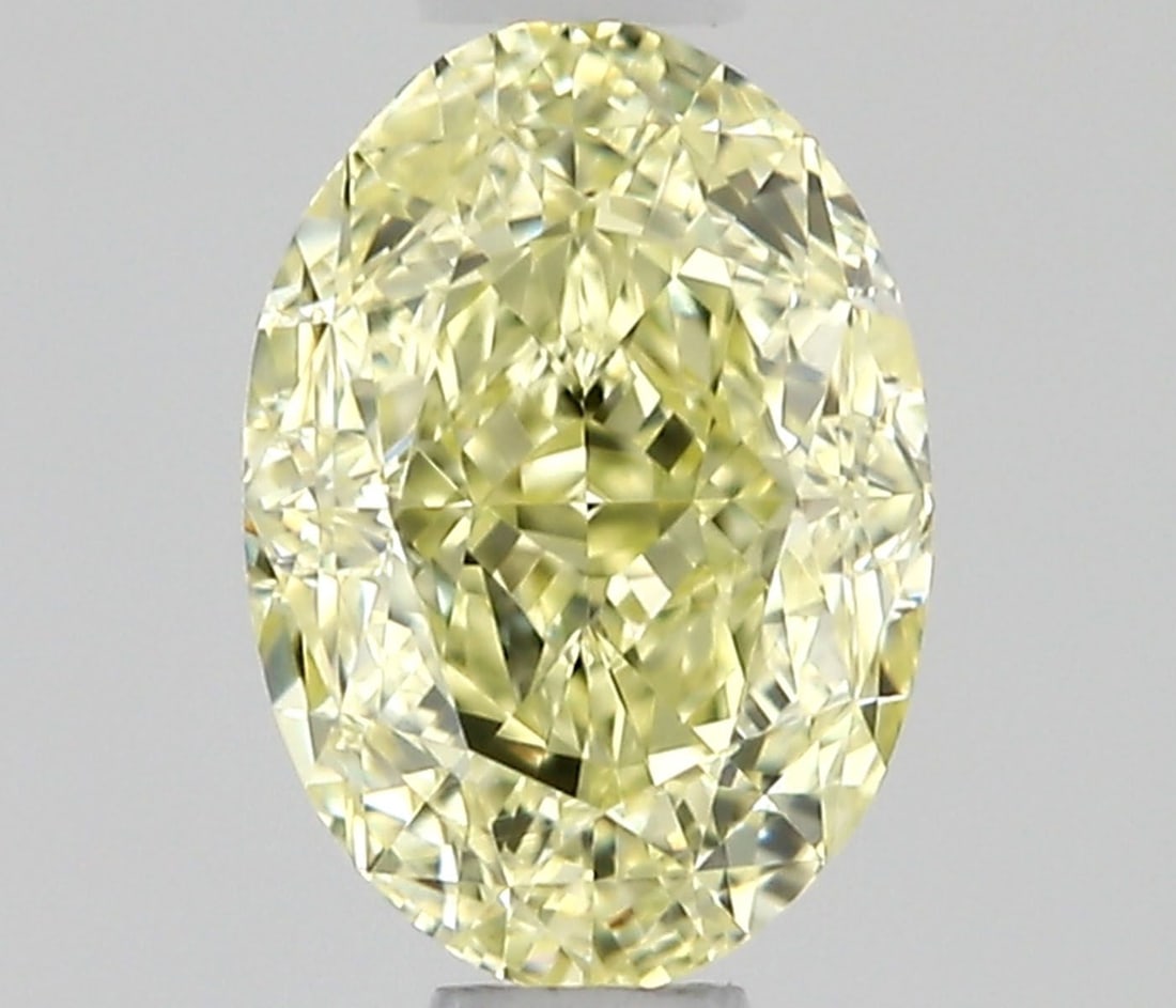 Loose Diamond - OVAL 0.52ct Fancy Light Yellow IF: Loose Diamond - OVAL 0.52ct Fancy Light Yellow IF Source: Natural Shape: OVAL Carats: 0.52 Color: Fancy Light Yellow Certification: GIA Video: