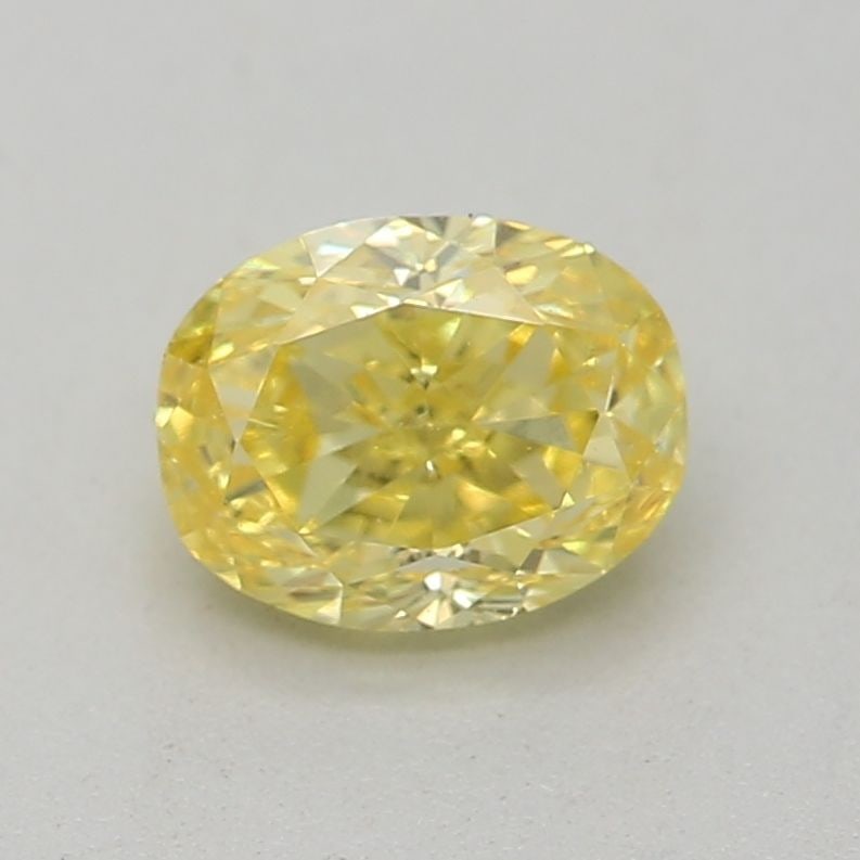 Loose Diamond - OVAL 0.43ct Fancy Vivid Yellow VS1: Loose Diamond - OVAL 0.43ct Fancy Vivid Yellow VS1 Source: Natural Shape: OVAL Carats: 0.43 Color: Fancy Vivid Yellow Certification: GIA Video: