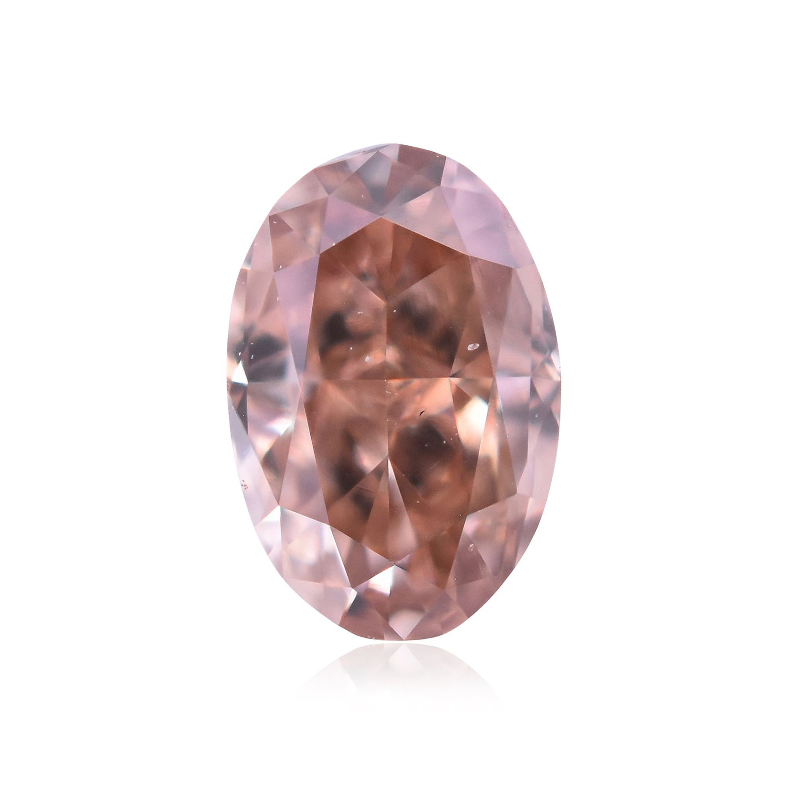 Loose Diamond - OVAL 0.31ct Fancy Deep Brownish Orangey Pink VS2: Loose Diamond - OVAL 0.31ct Fancy Deep Brownish Orangey Pink VS2 Source: Natural Shape: OVAL Carats: 0.31 Color: Fancy Deep Brownish Orangey Pink Certification: GIA Video: