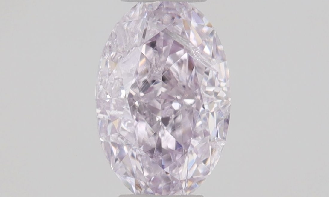 Loose Diamond - OVAL 0.3ct Fancy Pink Purple I1: Loose Diamond - OVAL 0.3ct Fancy Pink Purple I1 Source: Natural Shape: OVAL Carats: 0.3 Color: Fancy Pink Purple Certification: GIA Video: