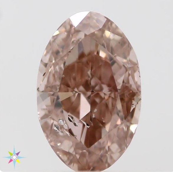 Loose Diamond - OVAL 0.51ct Fancy Brownish Orangey Pink SI2 (1 of 1)