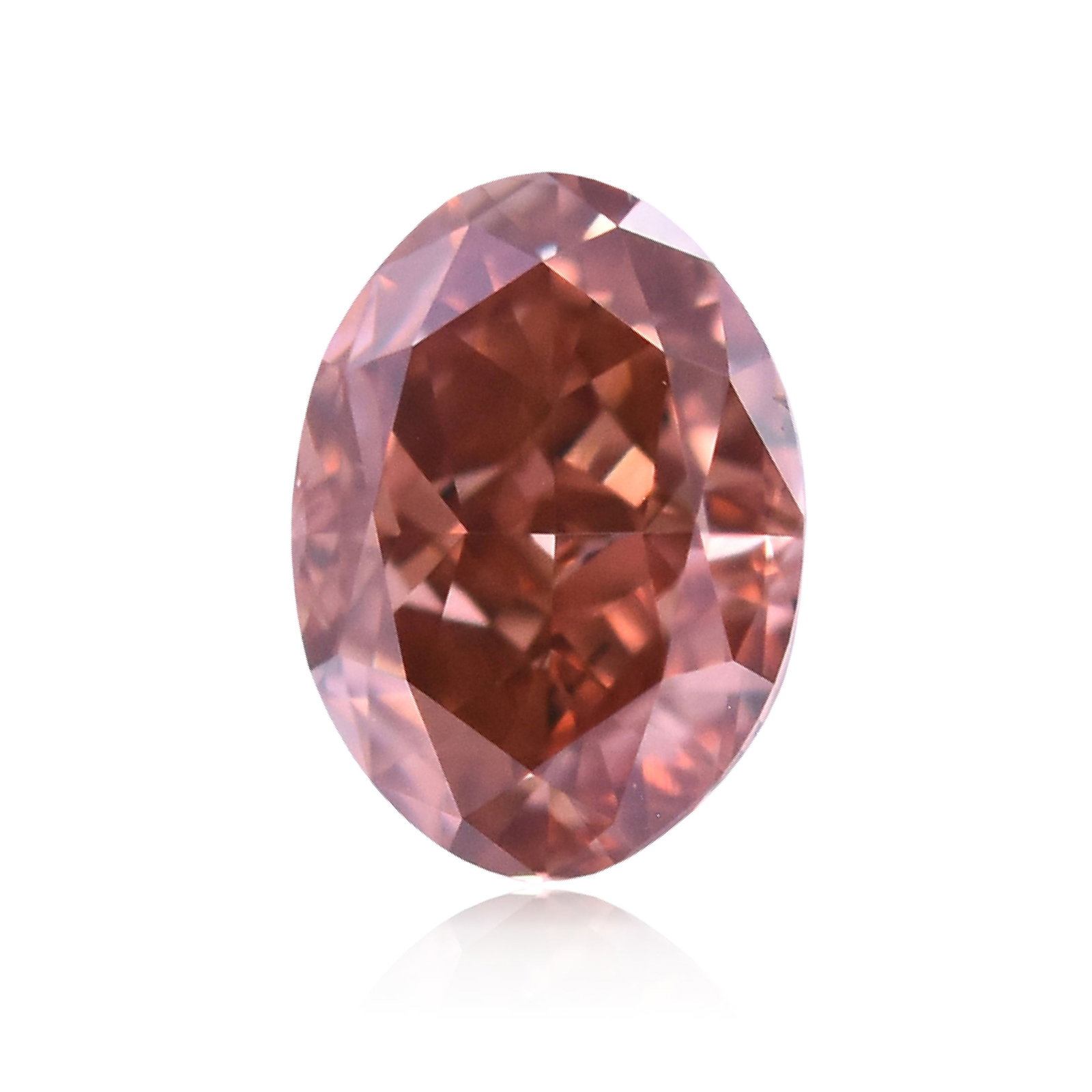 Loose Diamond - OVAL 0.42ct Fancy Deep Orangey Pink VS1: Loose Diamond - OVAL 0.42ct Fancy Deep Orangey Pink VS1 Source: Natural Shape: OVAL Carats: 0.42 Color: Fancy Deep Orangey Pink Certification: GIA Video: