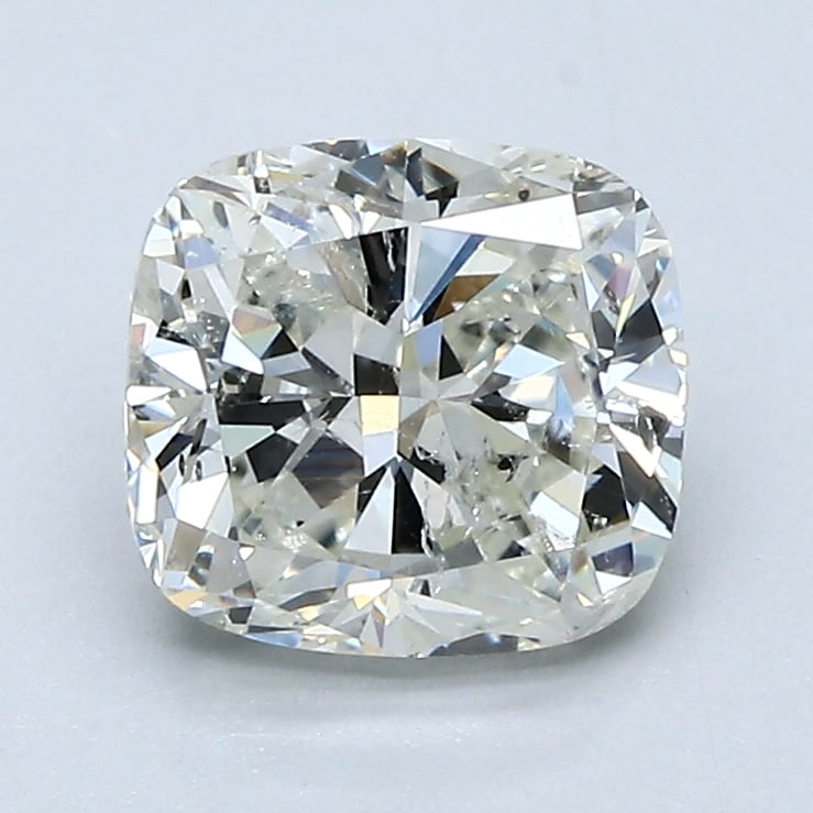 Loose Diamond - CUSHION 1.73ct J I1: Loose Diamond - CUSHION 1.73ct J I1 Source: Natural Mined Diamond Shape: CUSHION Carats: 1.73 Color: J Clarity: I1 Certification: GIA Condition: Pre-Owned PLEASE NOTE: Framed, Large, or heavy items do
