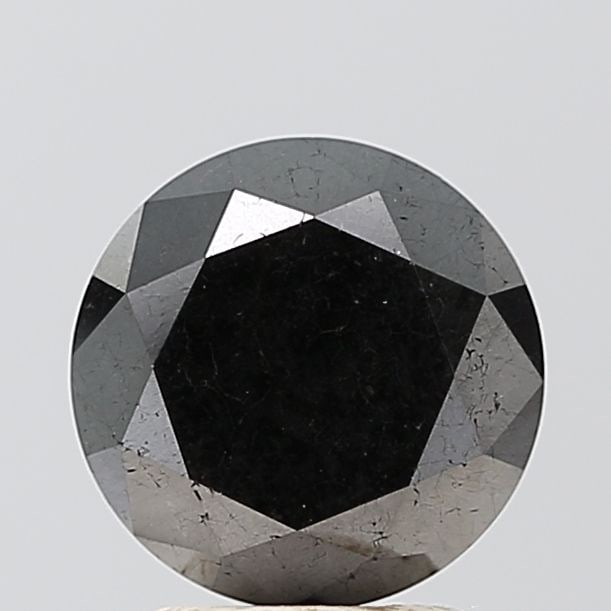 Loose Diamond - ROUND 2.85ct Fancy Black VS1: Loose Diamond - ROUND 2.85ct Fancy Black VS1 Source: Natural Shape: ROUND Carats: 2.85 Color: Fancy Black Certification: NONE Video: