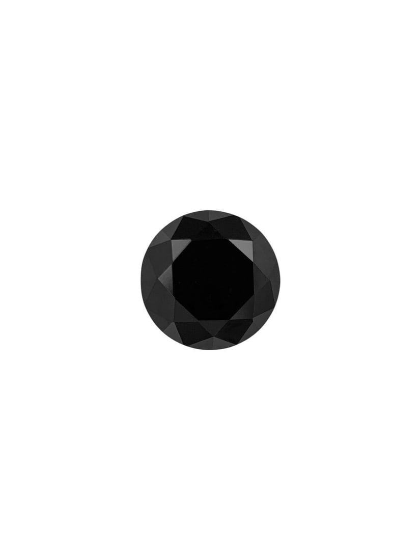 Loose Diamond - ROUND 0.45ct Fancy Black VVS2: Loose Diamond - ROUND 0.45ct Fancy Black VVS2 Source: Natural Shape: ROUND Carats: 0.45 Color: Fancy Black Certification: NONE PLEASE NOTE: Framed, Large, or heavy items do not have shipping costs inc