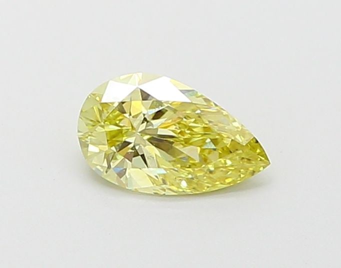 Loose Diamond - PEAR 0.54ct Fancy Yellow VS1: Loose Diamond - PEAR 0.54ct Fancy Yellow VS1 Source: This is a real non-mined Diamond that has been grown in a lab Shape: PEAR Carats: 0.54 Color: Fancy Yellow Certification: IGI Video: