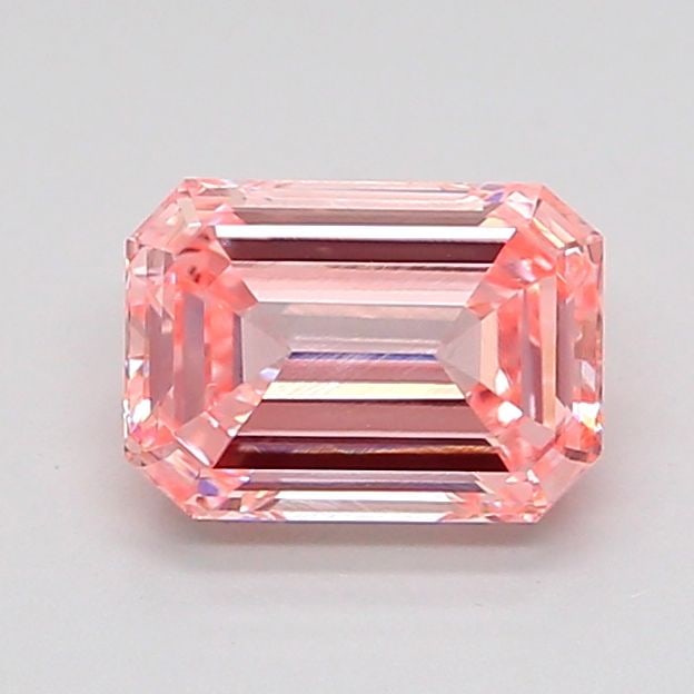 Loose Diamond - EMERALD 1.11ct Fancy Intense Pink VS1: Loose Diamond - EMERALD 1.11ct Fancy Intense Pink VS1 Source: This is a real non-mined Diamond that has been grown in a lab Shape: EMERALD Carats: 1.11 Color: Fancy Intense Pink Certification: IGI Vid