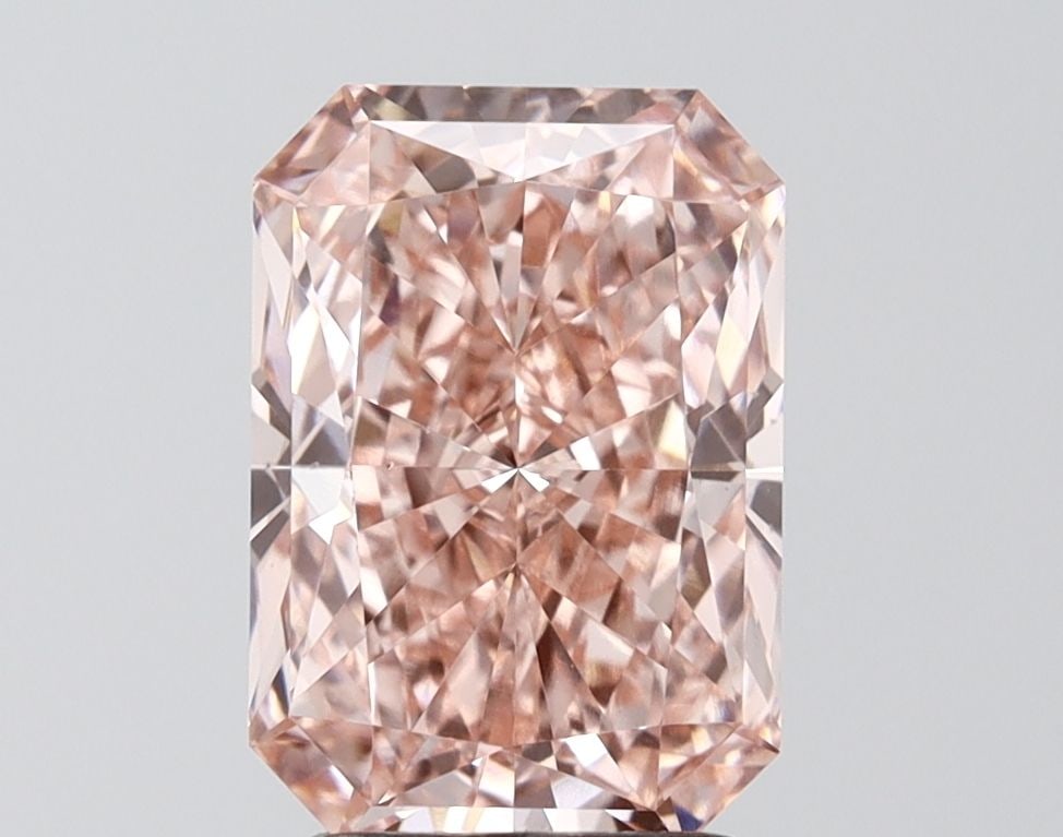 Loose Diamond - RADIANT 3.05ct Fancy Vivid Pink VS1: Loose Diamond - RADIANT 3.05ct Fancy Vivid Pink VS1 Source: This is a real non-mined Diamond that has been grown in a lab Shape: RADIANT Carats: 3.05 Color: Fancy Vivid Pink Certification: IGI Video: