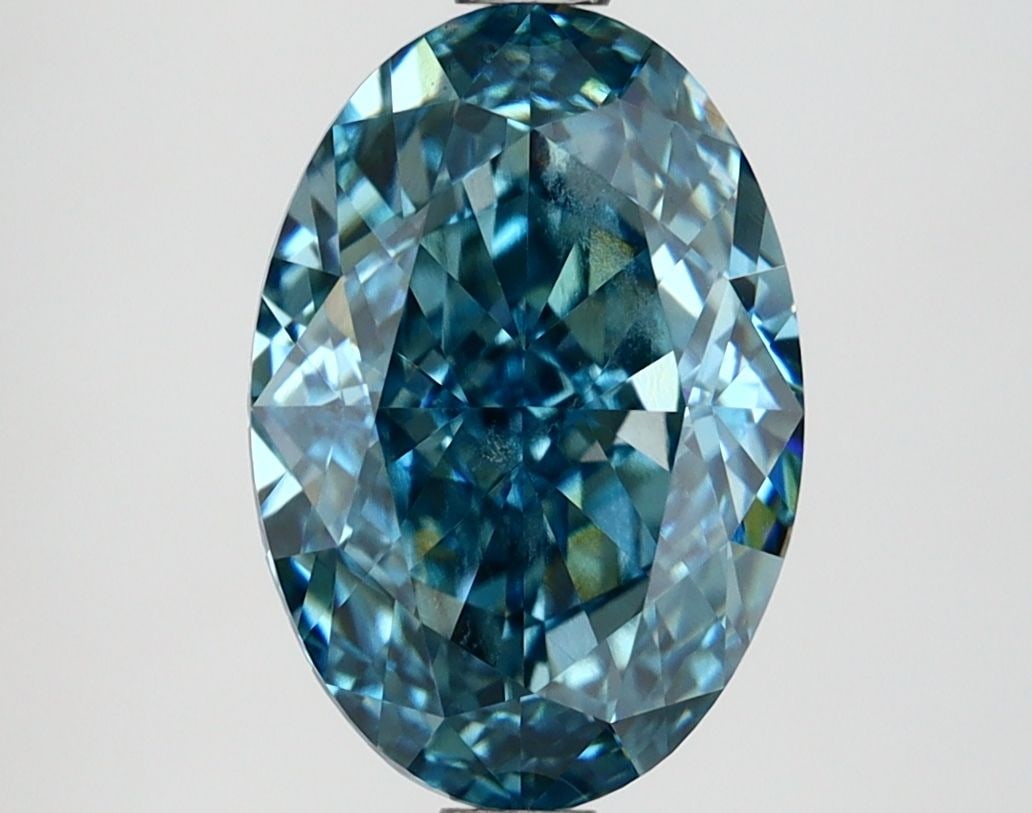 Loose Diamond - OVAL 3.2ct Fancy Vivid Blue VS1: Loose Diamond - OVAL 3.2ct Fancy Vivid Blue VS1 Source: This is a real non-mined Diamond that has been grown in a lab Shape: OVAL Carats: 3.2 Color: Fancy Vivid Blue Certification: IGI Video: