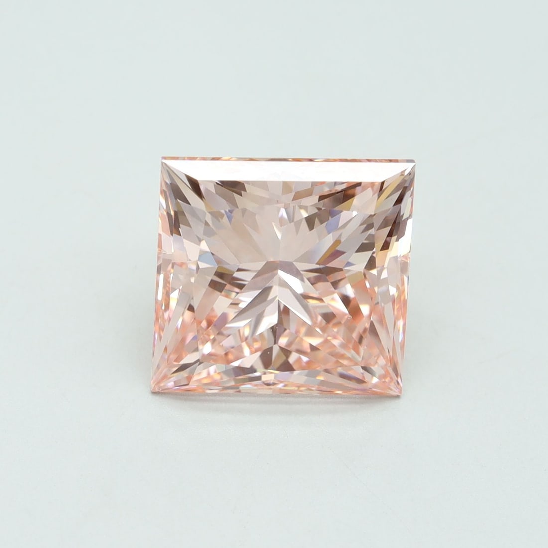Loose Diamond - PRINCESS 6.1ct Fancy Intense Pink VS1: Loose Diamond - PRINCESS 6.1ct Fancy Intense Pink VS1 Source: This is a real non-mined Diamond that has been grown in a lab Shape: PRINCESS Carats: 6.1 Color: Fancy Intense Pink Certification: IGI Vid