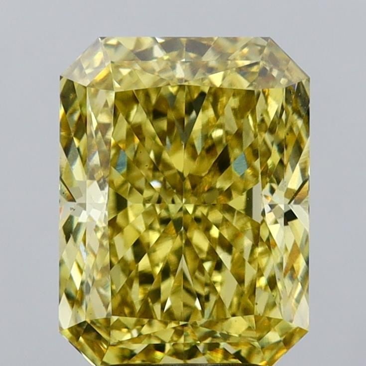 Loose Diamond - RADIANT 4.04ct Fancy Intense Yellow VS1: Loose Diamond - RADIANT 4.04ct Fancy Intense Yellow VS1 Source: This is a real non-mined Diamond that has been grown in a lab Shape: RADIANT Carats: 4.04 Color: Fancy Intense Yellow Certification: IGI