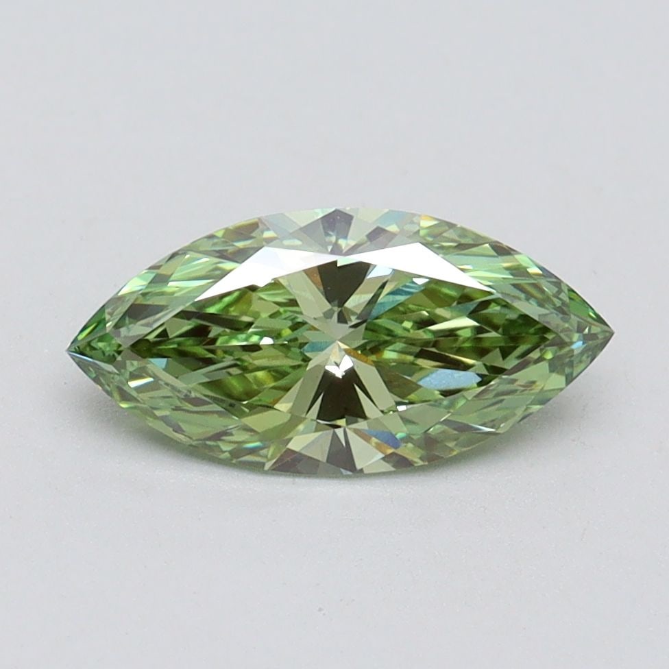 Loose Diamond - MARQUISE 1.0ct Fancy Vivid Green VS1: Loose Diamond - MARQUISE 1.0ct Fancy Vivid Green VS1 Source: This is a real non-mined Diamond that has been grown in a lab Shape: MARQUISE Carats: 1.0 Color: Fancy Vivid Green Certification: IGI Video