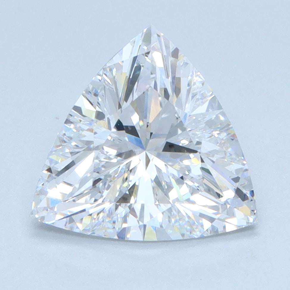Loose Diamond - Triangle 2.03ct D VVS2: Loose Diamond - Triangle 2.03ct D VVS2 Source: This is a real non-mined Diamond that has been grown in a lab Shape: Triangle Carats: 2.03 Color: D Clarity: VVS2 Certification: IGI Condition: Pre-Owned