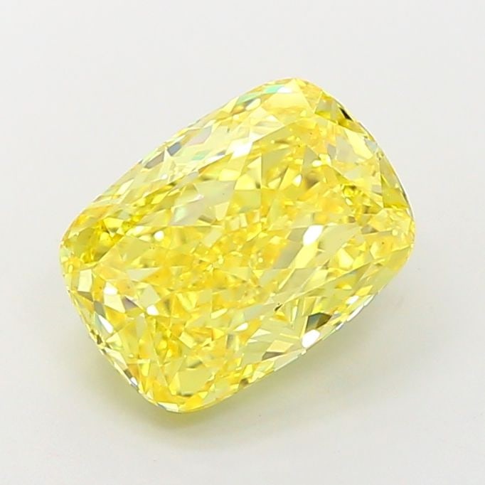 Loose Diamond - CUSHION MODIFIED 4.72ct Fancy Vivid Yellow VS1: Loose Diamond - CUSHION MODIFIED 4.72ct Fancy Vivid Yellow VS1 Source: This is a real non-mined Diamond that has been grown in a lab Shape: CUSHION MODIFIED Carats: 4.72 Color: Fancy Vivid Yellow Cert