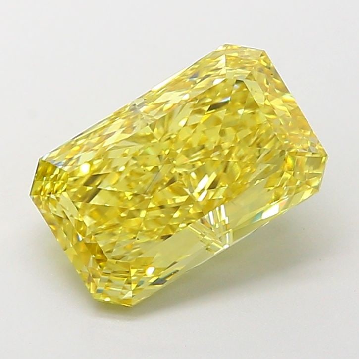 Loose Diamond - RADIANT 4.03ct Fancy Intense Yellow VS1: Loose Diamond - RADIANT 4.03ct Fancy Intense Yellow VS1 Source: This is a real non-mined Diamond that has been grown in a lab Shape: RADIANT Carats: 4.03 Color: Fancy Intense Yellow Certification: IGI