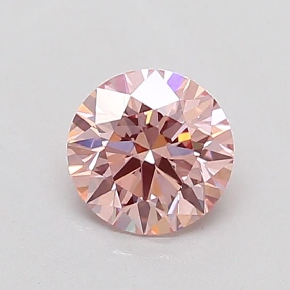 Loose Diamond - ROUND 0.6ct Fancy Vivid Pink VVS2: Loose Diamond - ROUND 0.6ct Fancy Vivid Pink VVS2 Source: This is a real non-mined Diamond that has been grown in a lab Shape: ROUND Carats: 0.6 Color: Fancy Vivid Pink Certification: NONE PLEASE NOTE