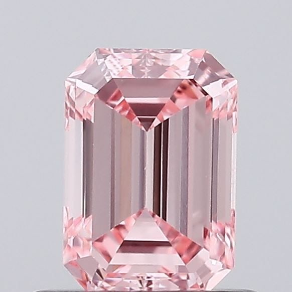 Loose Diamond - EMERALD 0.68ct Fancy Intense Pink VS1: Loose Diamond - EMERALD 0.68ct Fancy Intense Pink VS1 Source: This is a real non-mined Diamond that has been grown in a lab Shape: EMERALD Carats: 0.68 Color: Fancy Intense Pink Certification: IGI Vid