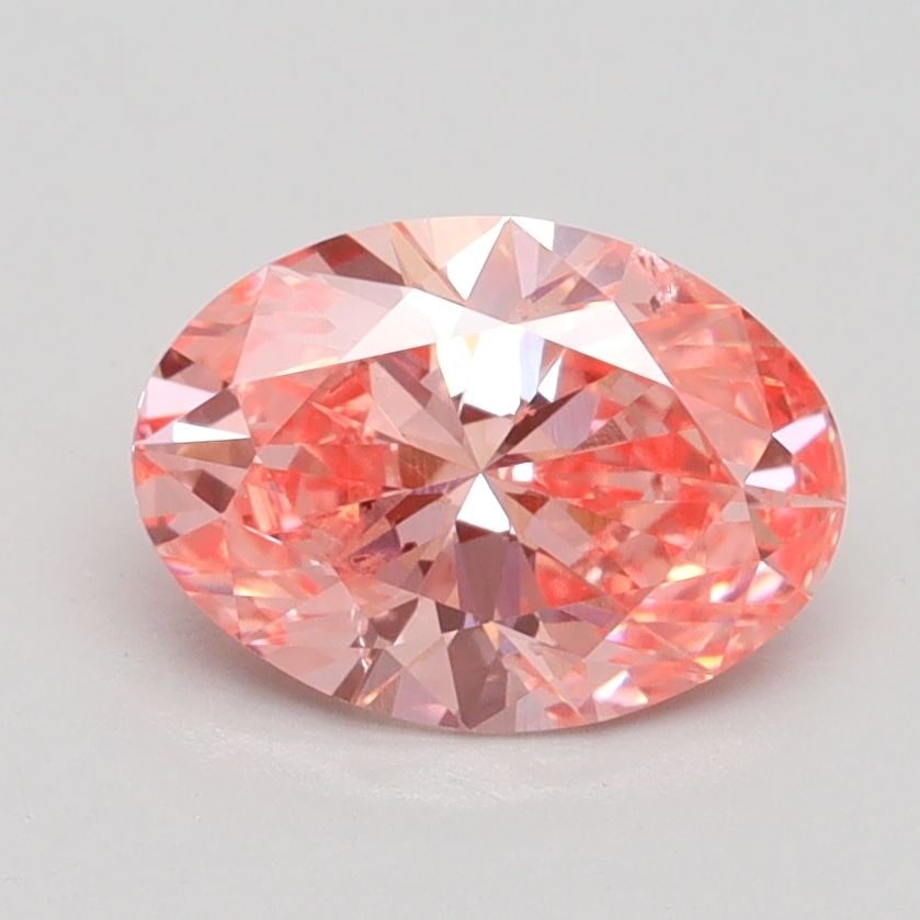 Loose Diamond - OVAL 1.34ct Fancy Vivid Pink SI1: Loose Diamond - OVAL 1.34ct Fancy Vivid Pink SI1 Source: This is a real non-mined Diamond that has been grown in a lab Shape: OVAL Carats: 1.34 Color: Fancy Vivid Pink Certification: IGI Video: