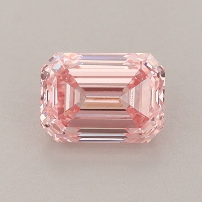 Loose Diamond - EMERALD 0.81ct Fancy Vivid Pink VS1: Loose Diamond - EMERALD 0.81ct Fancy Vivid Pink VS1 Source: This is a real non-mined Diamond that has been grown in a lab Shape: EMERALD Carats: 0.81 Color: Fancy Vivid Pink Certification: IGI Video:
