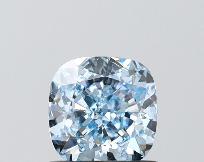 Loose Diamond - CUSHION MODIFIED 1.02ct Fancy Vivid Blue VS2: Loose Diamond - CUSHION MODIFIED 1.02ct Fancy Vivid Blue VS2 Source: This is a real non-mined Diamond that has been grown in a lab Shape: CUSHION MODIFIED Carats: 1.02 Color: Fancy Vivid Blue Certific