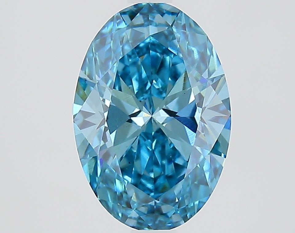 Loose Diamond - OVAL 1.99ct Fancy Vivid Blue VS1: Loose Diamond - OVAL 1.99ct Fancy Vivid Blue VS1 Source: This is a real non-mined Diamond that has been grown in a lab Shape: OVAL Carats: 1.99 Color: Fancy Vivid Blue Certification: IGI Video: