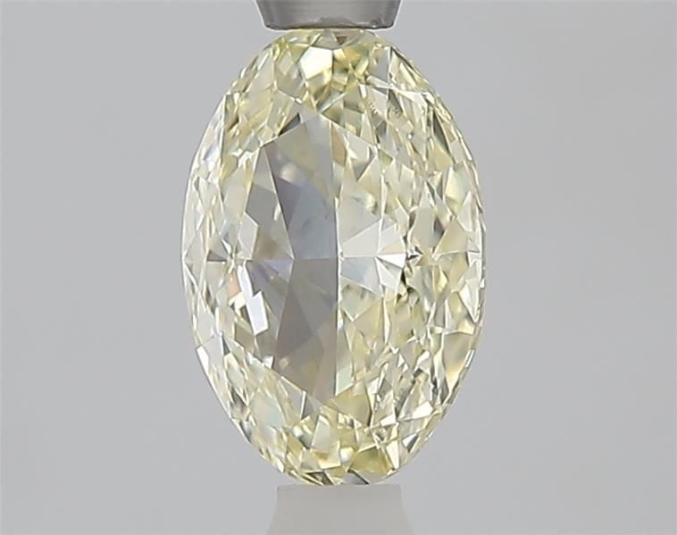 Loose Diamond - OVAL 1.01ct Fancy Light Yellow VVS2: Loose Diamond - OVAL 1.01ct Fancy Light Yellow VVS2 Source: This is a real non-mined Diamond that has been grown in a lab Shape: OVAL Carats: 1.01 Color: Fancy Light Yellow Certification: IGI Video: