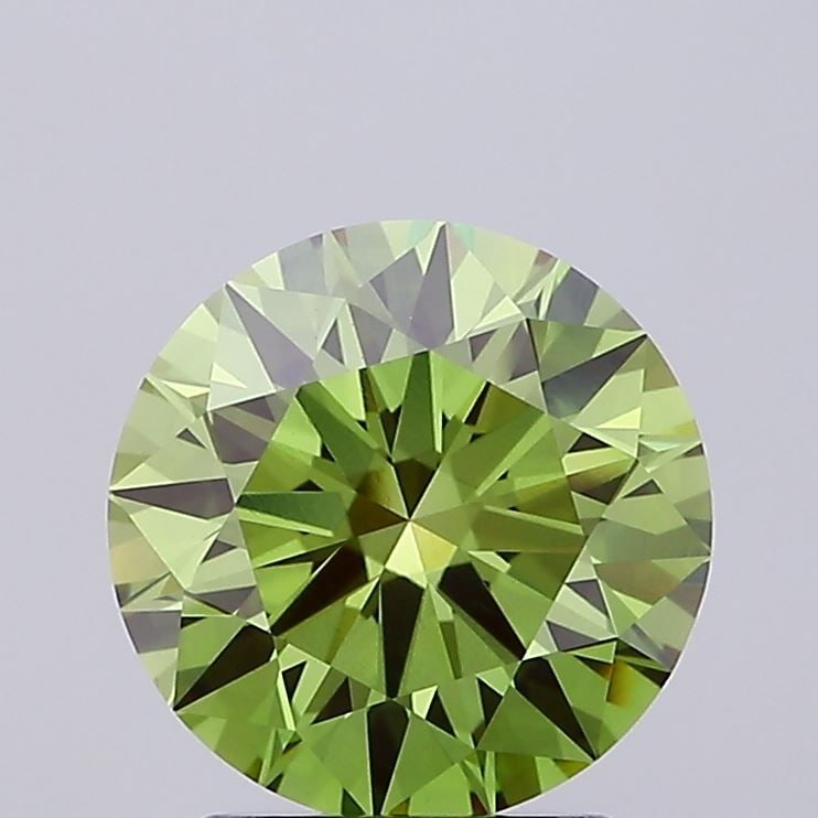 Loose Diamond - ROUND 0.34ct Fancy Green VS1: Loose Diamond - ROUND 0.34ct Fancy Green VS1 Source: This is a real non-mined Diamond that has been grown in a lab Shape: ROUND Carats: 0.34 Color: Fancy Green Certification: NONE Video: