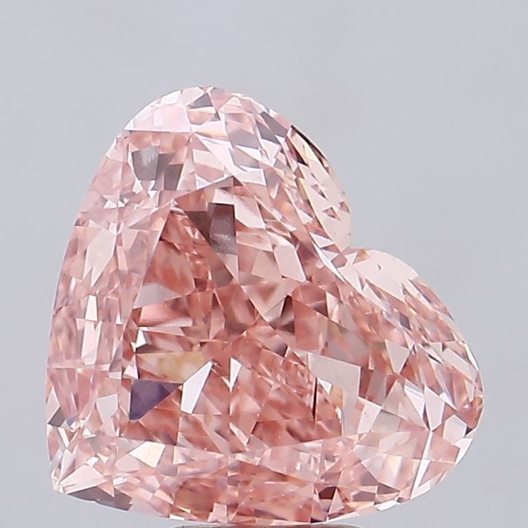 Loose Diamond - HEART 9.02ct Fancy Vivid Pink VVS2: Loose Diamond - HEART 9.02ct Fancy Vivid Pink VVS2 Source: This is a real non-mined Diamond that has been grown in a lab Shape: HEART Carats: 9.02 Color: Fancy Vivid Pink Certification: IGI Video: