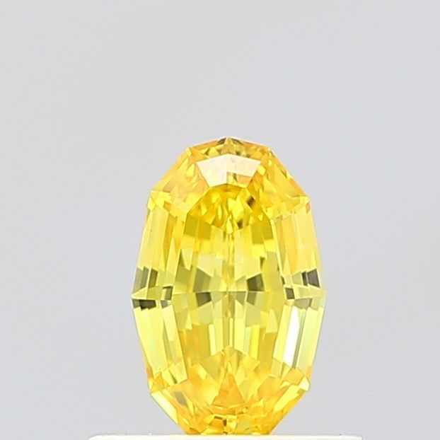 Loose Diamond - OVAL 0.51ct Fancy Vivid Yellow VVS1: Loose Diamond - OVAL 0.51ct Fancy Vivid Yellow VVS1 Source: This is a real non-mined Diamond that has been grown in a lab Shape: OVAL Carats: 0.51 Color: Fancy Vivid Yellow Certification: IGI Video: