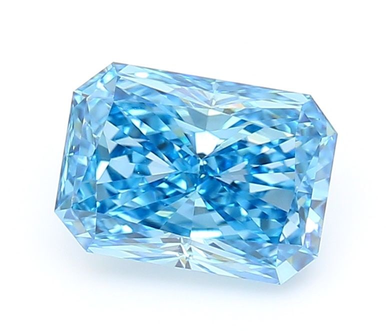 Loose Diamond - RADIANT 1.05ct Fancy Vivid Blue VS1: Loose Diamond - RADIANT 1.05ct Fancy Vivid Blue VS1 Source: This is a real non-mined Diamond that has been grown in a lab Shape: RADIANT Carats: 1.05 Color: Fancy Vivid Blue Certification: IGI Video:
