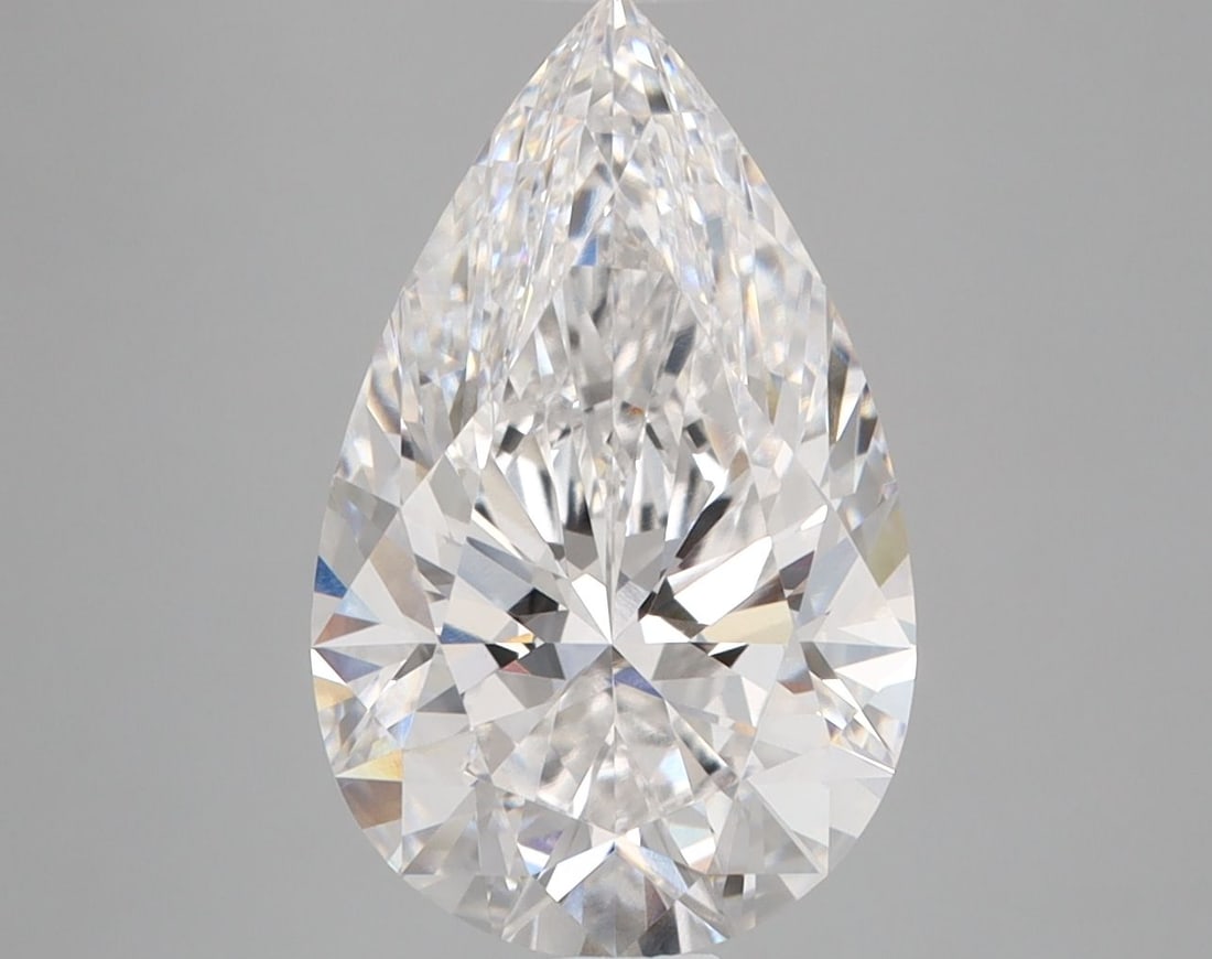 Loose Diamond - PEAR 4.04ct D VVS2: Loose Diamond - PEAR 4.04ct D VVS2 Source: This is a real non-mined Diamond that has been grown in a lab Shape: PEAR Carats: 4.04 Color: D Clarity: VVS2 Certification: IGI Video: