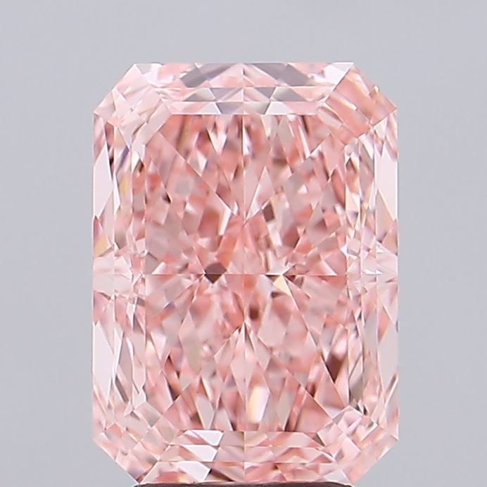 Loose Diamond - RADIANT 3.61ct Fancy Vivid Pink VVS2: Loose Diamond - RADIANT 3.61ct Fancy Vivid Pink VVS2 Source: This is a real non-mined Diamond that has been grown in a lab Shape: RADIANT Carats: 3.61 Color: Fancy Vivid Pink Certification: IGI Video: