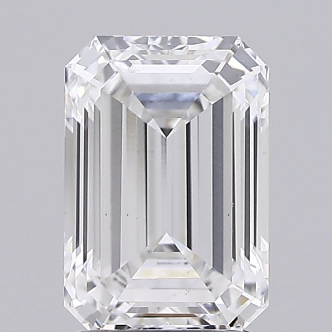 Loose Diamond - EMERALD 2.09ct D VS1: Loose Diamond - EMERALD 2.09ct D VS1 Source: This is a real non-mined Diamond that has been grown in a lab Shape: EMERALD Carats: 2.09 Color: D Clarity: VS1 Certification: IGI Condition: Pre-Owned PLE