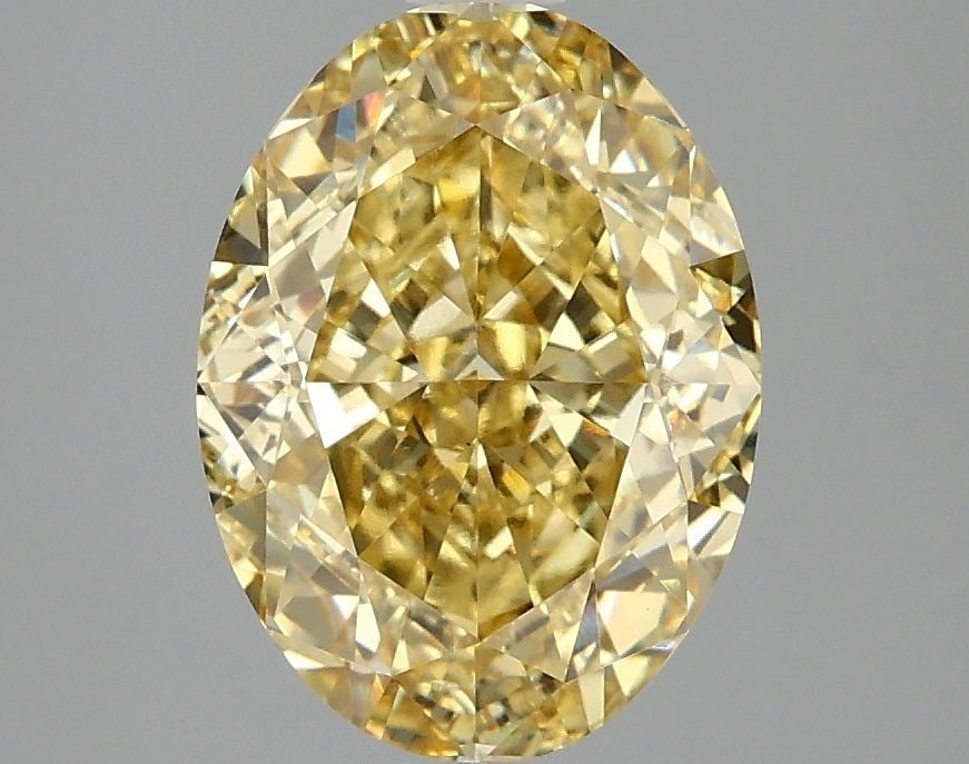 Loose Diamond - OVAL 3.1ct Fancy Vivid Yellow VS1: Loose Diamond - OVAL 3.1ct Fancy Vivid Yellow VS1 Source: This is a real non-mined Diamond that has been grown in a lab Shape: OVAL Carats: 3.1 Color: Fancy Vivid Yellow Certification: IGI Video: