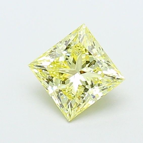 Loose Diamond - PRINCESS 1.05ct Fancy Yellow VVS2: Loose Diamond - PRINCESS 1.05ct Fancy Yellow VVS2 Source: This is a real non-mined Diamond that has been grown in a lab Shape: PRINCESS Carats: 1.05 Color: Fancy Yellow Certification: IGI Video: