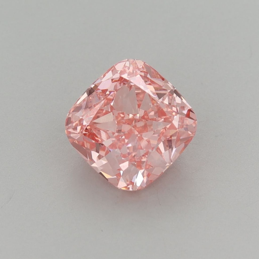 Loose Diamond - CUSHION BRILLIANT 2.09ct Fancy Vivid Pink VS1: Loose Diamond - CUSHION BRILLIANT 2.09ct Fancy Vivid Pink VS1 Source: This is a real non-mined Diamond that has been grown in a lab Shape: CUSHION BRILLIANT Carats: 2.09 Color: Fancy Vivid Pink Certif