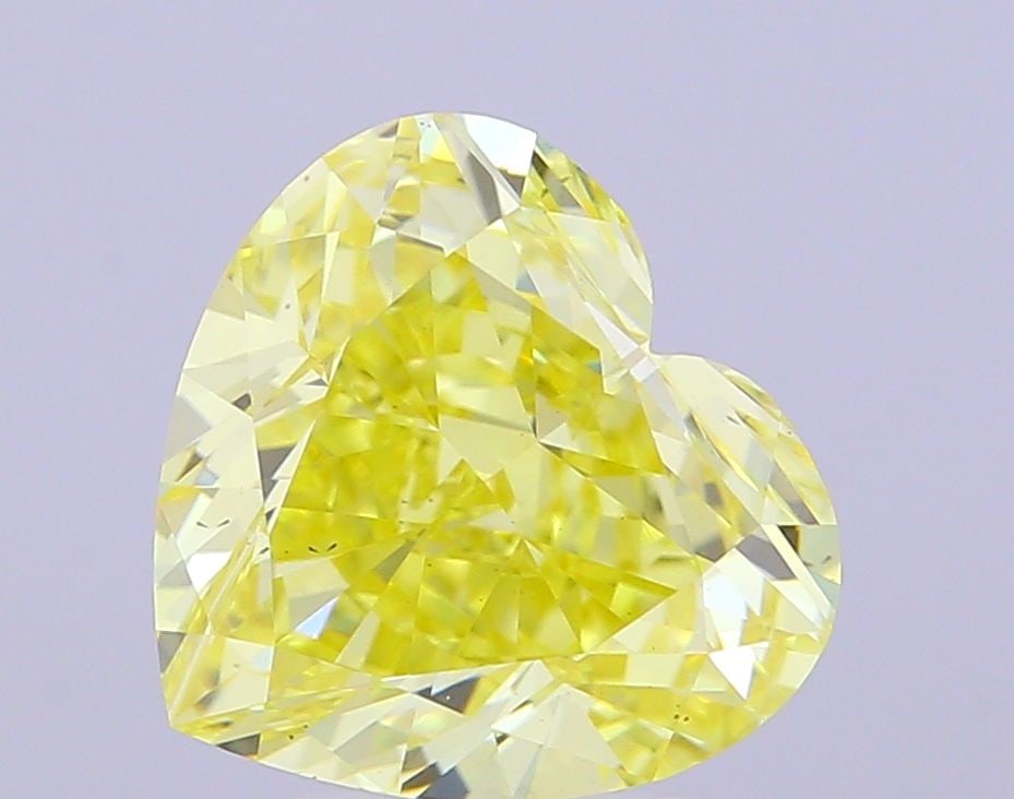 Loose Diamond - HEART 5.01ct Fancy Intense Yellow VS1: Loose Diamond - HEART 5.01ct Fancy Intense Yellow VS1 Source: This is a real non-mined Diamond that has been grown in a lab Shape: HEART Carats: 5.01 Color: Fancy Intense Yellow Certification: IGI Vid