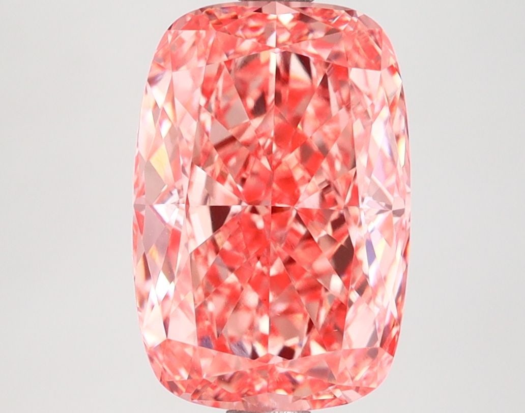 Loose Diamond - CUSHION MODIFIED 3.53ct Fancy Vivid Pink VS1: Loose Diamond - CUSHION MODIFIED 3.53ct Fancy Vivid Pink VS1 Source: This is a real non-mined Diamond that has been grown in a lab Shape: CUSHION MODIFIED Carats: 3.53 Color: Fancy Vivid Pink Certific