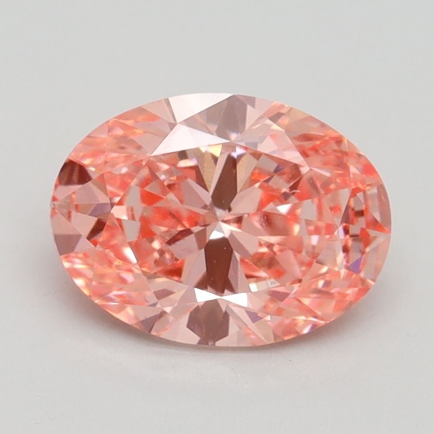 Loose Diamond - OVAL 1.81ct Fancy Vivid Pink VS2: Loose Diamond - OVAL 1.81ct Fancy Vivid Pink VS2 Source: This is a real non-mined Diamond that has been grown in a lab Shape: OVAL Carats: 1.81 Color: Fancy Vivid Pink Certification: IGI Video: